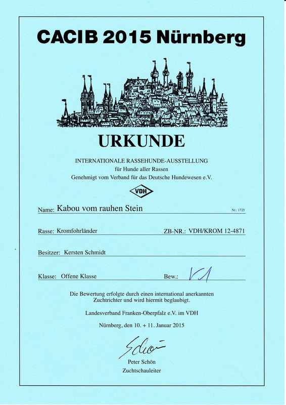 Kabous Urkunde vom 10.01.2015